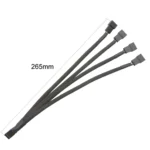 Computer PWM Temperature Control Cooling Fan Extension Cable Chassis HUB Connector - Image 4