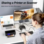 KC-KM434B USB3.0 4 Port USB Shared Device 4 Port Printer Sharing Device Keyboard Mouse Switch - Image 7