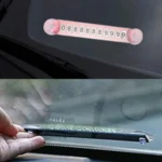 Parking Number Plate Aluminum Alloy Lightweight Simple Temporary Parking Plate - Image 2