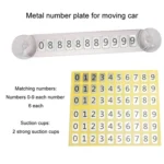 Parking Number Plate Aluminum Alloy Lightweight Simple Temporary Parking Plate - Image 6