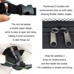 SUV Ceiling Storage Net Car Roof Mesh Storage Bag Suitable For 3-handle Models - Image 5