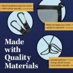 Car Storage Bag Multifunctional Pet Barrier Mesh Bag - Image 3