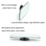 Car High Definition Edgeless Adjustable Blind Spot Reversing Mirror - Image 3
