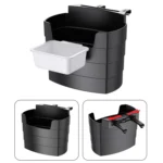 Car-Mounted French Fries Cup Holder Storage Box Multifunctional Trash Can - Image 2