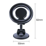 Magnetic Folding Car Phone Holder Rotatable Dashboard Stick-On Navigation Stand - Image 3