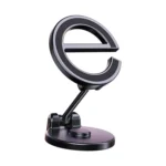 Letter E Magnetic Folding Car Phone Holder Rotatable Dashboard Stick-On Navigation Stand