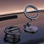 Letter E Magnetic Folding Car Phone Holder Rotatable Dashboard Stick-On Navigation Stand - Image 2