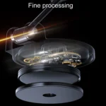 Letter E Magnetic Folding Car Phone Holder Rotatable Dashboard Stick-On Navigation Stand - Image 4