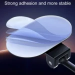 Magnetic Folding Car Phone Holder Rotatable Dashboard Stick-On Navigation Stand - Image 7