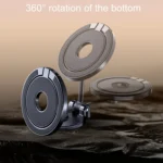 Magnetic Folding Car Phone Holder Rotatable Dashboard Stick-On Navigation Stand - Image 5