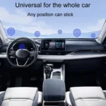 Zero Gravity Car Steering Wheel Phone Navigation Mount Sticky Metal Magnetic Holder - Image 6