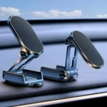 D11 Magnetic Folding Car Phone Holder Rotatable Dashboard Stick-On Navigation Stand - Image 2
