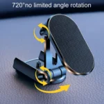 D11 Magnetic Folding Car Phone Holder Rotatable Dashboard Stick-On Navigation Stand - Image 4