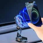 D11 Magnetic Folding Car Phone Holder Rotatable Dashboard Stick-On Navigation Stand - Image 8