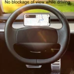 Magnetic Folding Car Phone Holder Rotatable Steering Wheel Stick-On Navigation Stand - Image 7