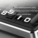 Car Temporary Parking License Plate Solar Rechargeable Luminous Parking Card - Image 6