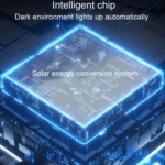 Car Temporary Parking License Plate Solar Rechargeable Luminous Parking Card - Image 9