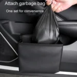 Car Folding Trash Can Multifunctional Seatback Hanging Storage Box - Image 7