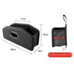 Auto Seatback Organizer Tissue Bag Car Rear Drainage Cup Holder - Image 2