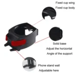 Car Air Conditioner Air Outlet Mobile Phone Water Cup Holder - Image 4