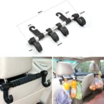 30cm Stainless Steel Extended Car Seat Back Hook Car Clothes Hanger - Image 3