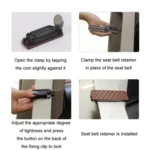 Car Safety Belt Limiter Buckle Anti-Strangle Clip - Image 4