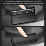 Car Front Windshield Temporary Parking Number Plate Interior Decoration - Image 3