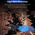 COMFAST CF-979AX WiFi6 5374Mbps USB-C / Type-C Wireless Network Card WiFi Receiver - Image 8