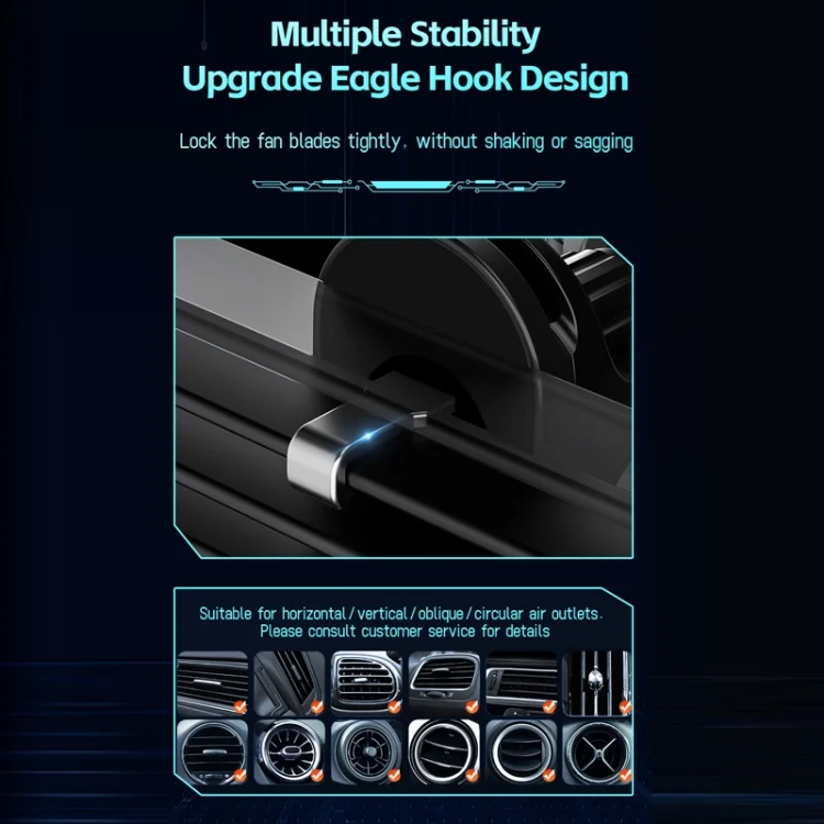 TBD06047531_B7.webp 15W QI Protocol Wireless Car Charger Smart Induction Phone Holder - Image 8