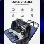 Bopai 61-98611 Large-capacity Waterproof First-layer Cowhide Laptop Backpack With USB+Type-C Port - Image 4