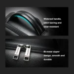 Bopai 61-98611 Large-capacity Waterproof First-layer Cowhide Laptop Backpack With USB+Type-C Port - Image 10