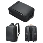 Bopai AL-61-122631B Large Capacity Cowhide Laptop Backpack With USB+Type-C Port - Image 2