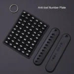 For Isuzu Car Key Cover Multifunctional Keychain Anti-lost Number Plate - Image 5