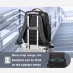 Bopai 61-91911 Large Capacity Business Waterproof Laptop Backpack With USB+Type-C Port - Image 6