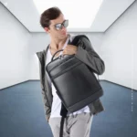 Bopai 61-120761 Large-capacity First-layer Cowhide Business Laptop Backpack With USB+Type-C Port - Image 11