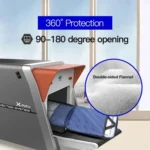 Bopai 61-120761 Large-capacity First-layer Cowhide Business Laptop Backpack With USB+Type-C Port - Image 8