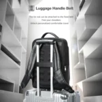 Bopai 61-120761 Large-capacity First-layer Cowhide Business Laptop Backpack With USB+Type-C Port - Image 9