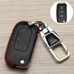 For Skoda Car Key Cover Multifunctional Keychain Anti-lost Number Plate