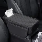 Car Armrest Box Booster Pad Widened Interior Tissue Box