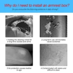 Car Armrest Box Booster Pad Widened Interior Tissue Box - Image 4