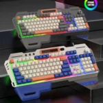 XUNSVFOX K90 Mechanical Feeling Metal Keyboard Gaming Computer Wired Keyboard - Image 2