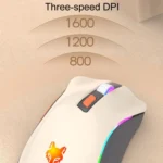 XUNSVFOX XYH52 Wireless Dual Mode Mouse Rechargeable And Silent Office Gaming Mouse - Image 4