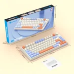 XUNSVFOX K81 Laptop Gaming Office Wired Illuminated Keyboard - Image 3