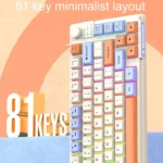 XUNSVFOX K81 Laptop Gaming Office Wired Illuminated Keyboard - Image 4