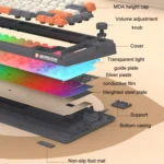 XUNSVFOX K81 Laptop Gaming Office Wired Illuminated Keyboard - Image 7