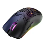XUNSVFOX XYH80 Hollow Hole Rechargeable Wireless Gaming Mouse RGB Light Computer Office Mouse