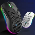 XUNSVFOX XYH80 Hollow Hole Rechargeable Wireless Gaming Mouse RGB Light Computer Office Mouse - Image 2