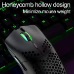 XUNSVFOX XYH80 Hollow Hole Rechargeable Wireless Gaming Mouse RGB Light Computer Office Mouse - Image 10