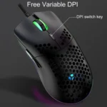 XUNSVFOX XYH90 Wired Hollow Hole Mouse RGB Illuminated Macro Programming Gaming Mouse - Image 5