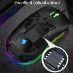 XUNSVFOX XYH90 Wired Hollow Hole Mouse RGB Illuminated Macro Programming Gaming Mouse - Image 6